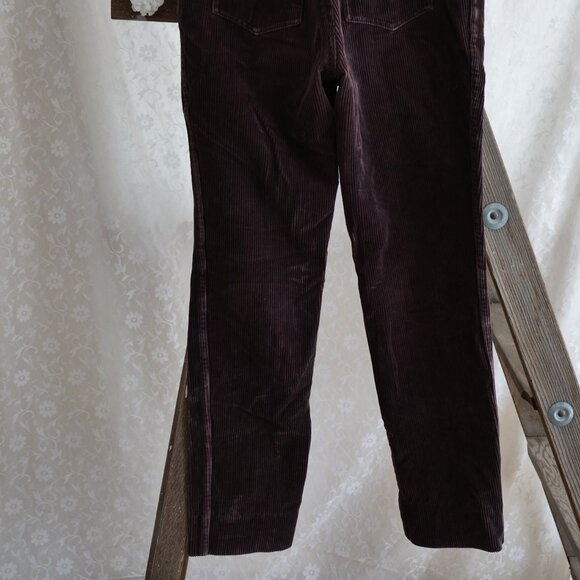 Vintage 1970s Lee Cooper Retro 70s High Rise Corduroy Pants Brown Jeans - Picture 4 of 9
